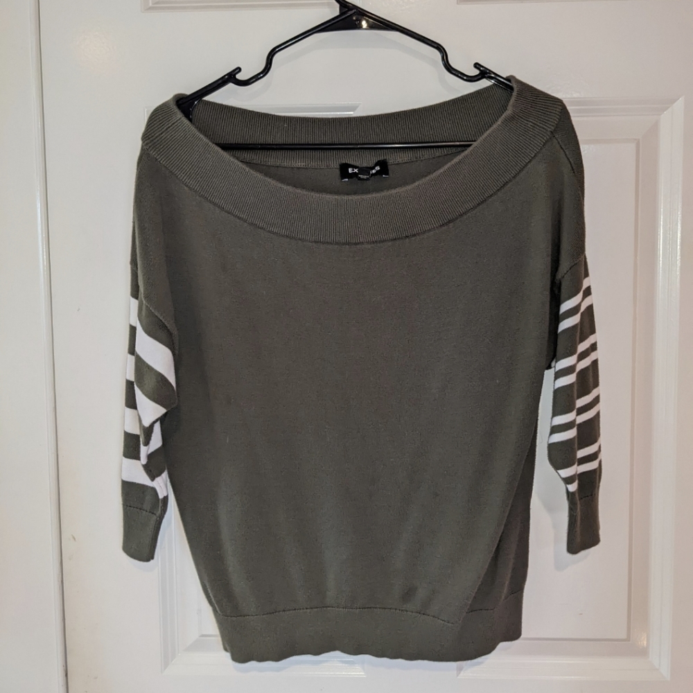 Boatneck Quarter Sleeve Sweater